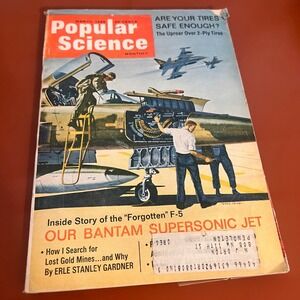 Popular Science March 1966 Vintage Magazine F-5 Supersonic Jet GMC Camel Ad